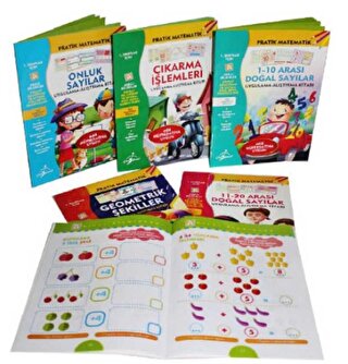 1. Sınıflar İçin Pratik Matematik Serisi 6 Kitap Set