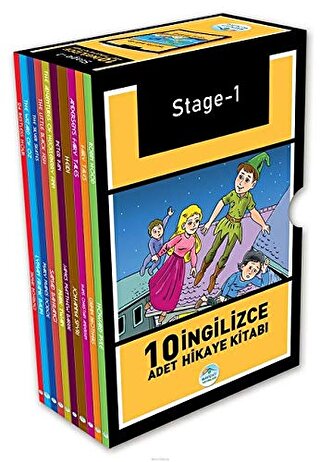 Stage-1 İngilizce Hikaye Seti (10 Kitap Kutulu)