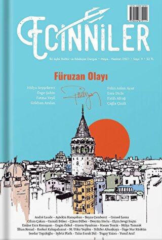 Ecinniler: İki Aylık Kültür ve Edebiyat Dergisi Sayı: 9 Füruzan Olayı Mayıs - Haziran 2021