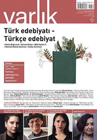 Varlık Edebiyat ve Kültür Dergisi Sayı: 1360 Ocak 2021