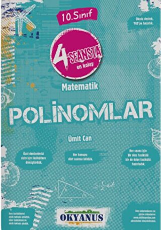 10. Sınıf 4 Seansta En Kolay Matematik Polinomlar
