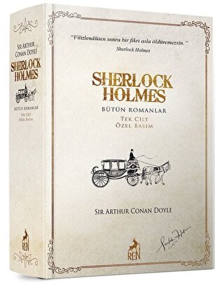 Sherlock Holmes Bütün Romanlar (Tek Cilt Özel Basım) (Ciltli)