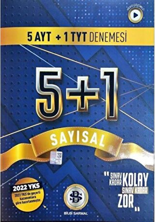 TYT AYT Sayısal 5+1 Denemesi Bilgi Sarmal Yayınları